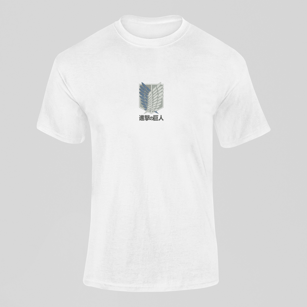 Ailes du Bataillon d'exploration Custom 2 | L'Attaque des Titans | T-shirt Brodé