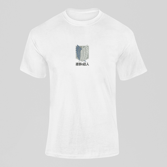 Ailes du Bataillon d'exploration Custom | L'Attaque des Titans | T-shirt Brodé