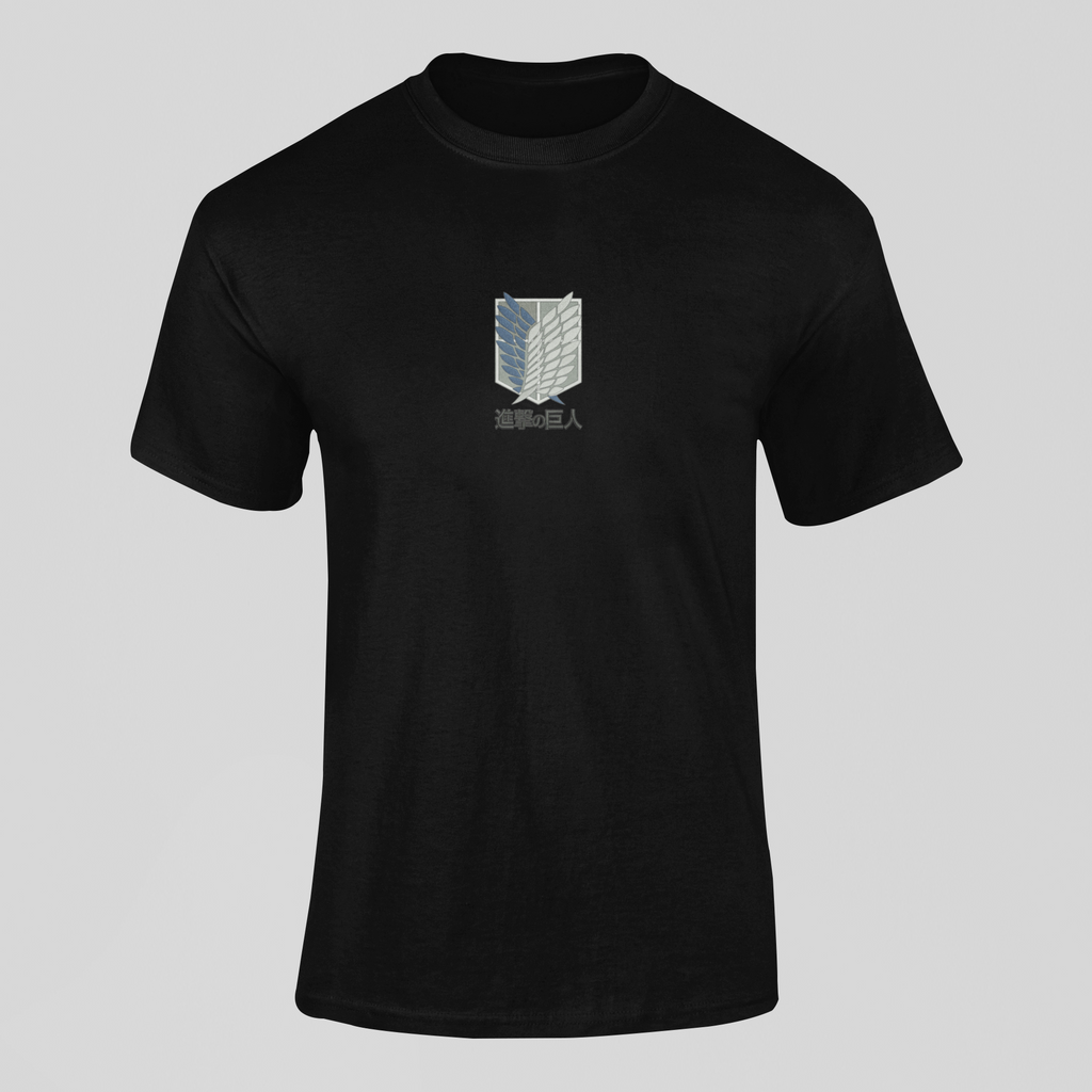 Ailes du Bataillon d'exploration Custom 2 | L'Attaque des Titans | T-shirt Brodé