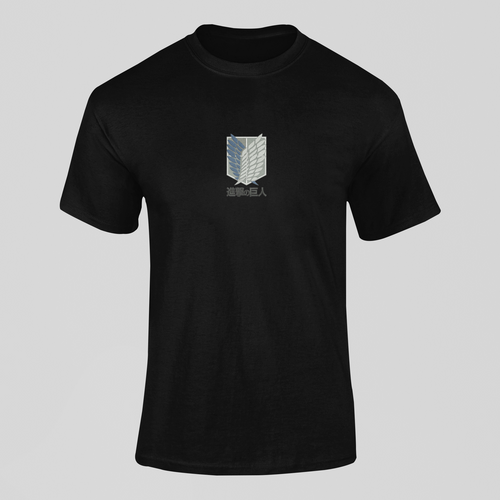 Ailes du Bataillon d'exploration Custom 2 | L'Attaque des Titans | T-shirt Brodé