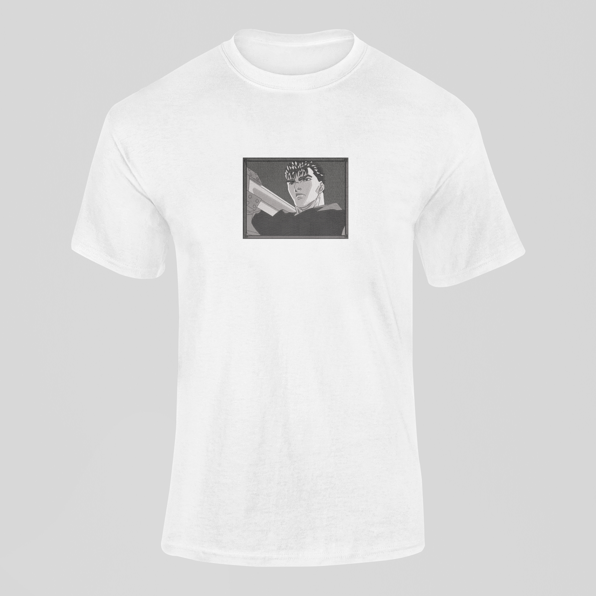 Guts Custom 1 | Berserk | T-shirt Brodé