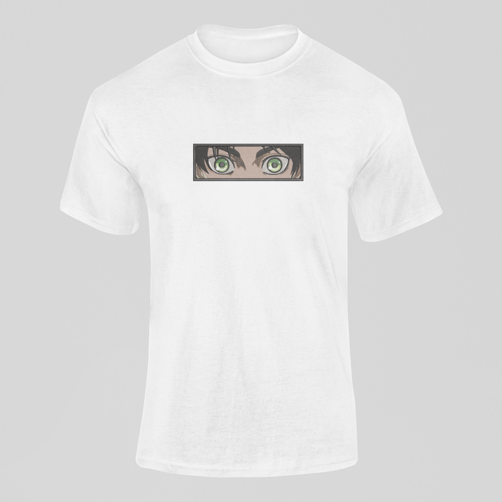 Eren Yaeger Custom 3 | L'Attaque des Titans | T-shirt Brodé