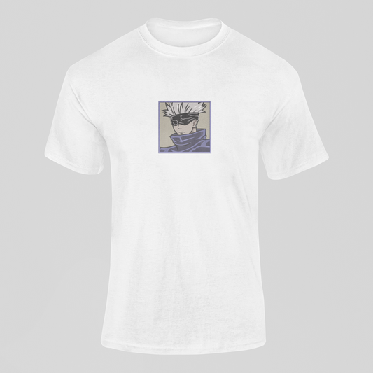 Satoru Gojo Custom | Jujutsu Kaisen | T-shirt Brodé