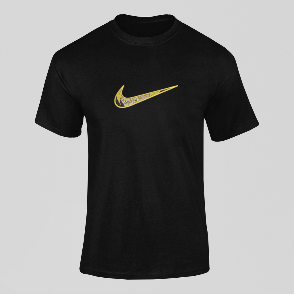 Goku Super Saiyan Nike Custom 21 | Dragon Ball | T-shirt Brodé