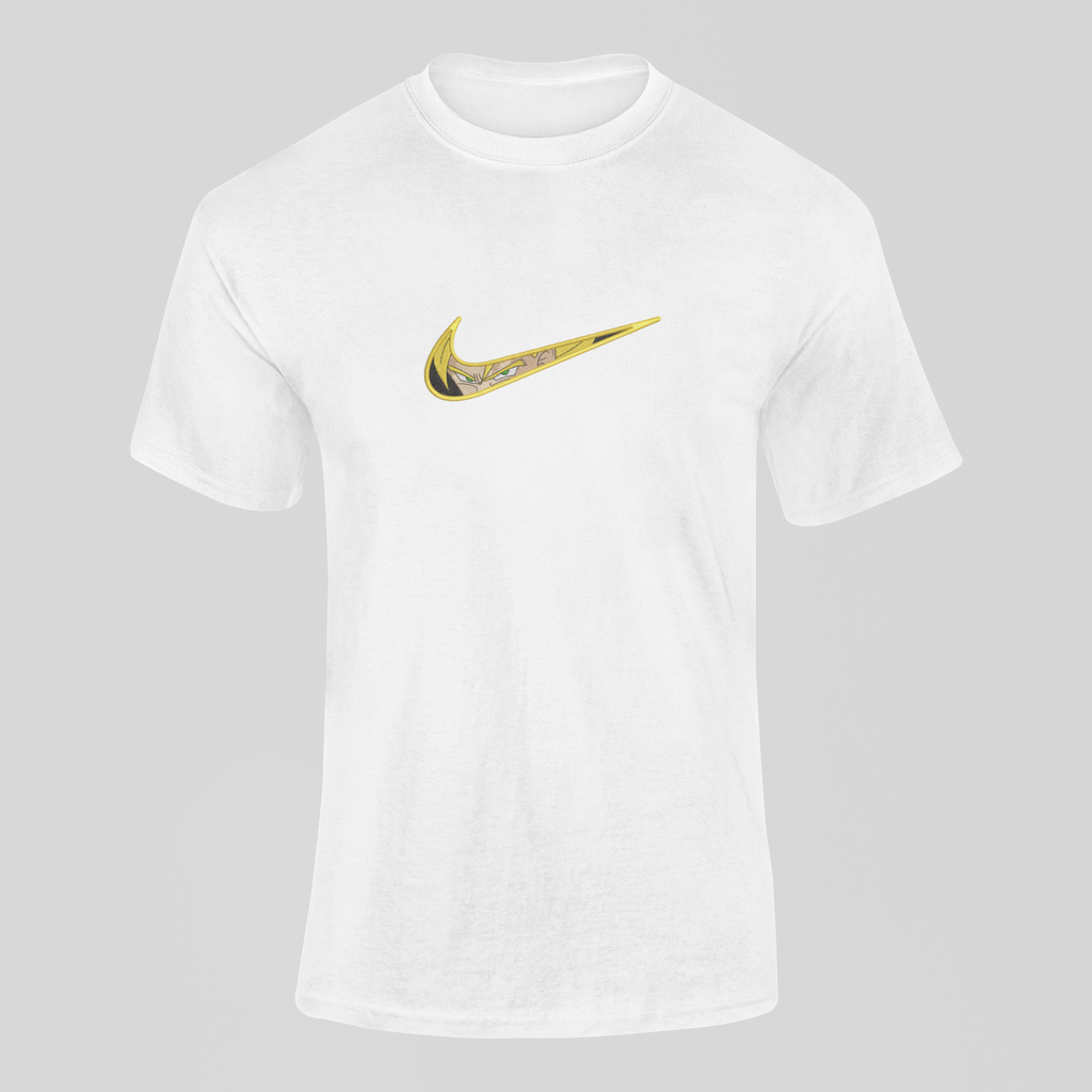 Goku Super Saiyan Nike Custom 21 | Dragon Ball | T-shirt Brodé