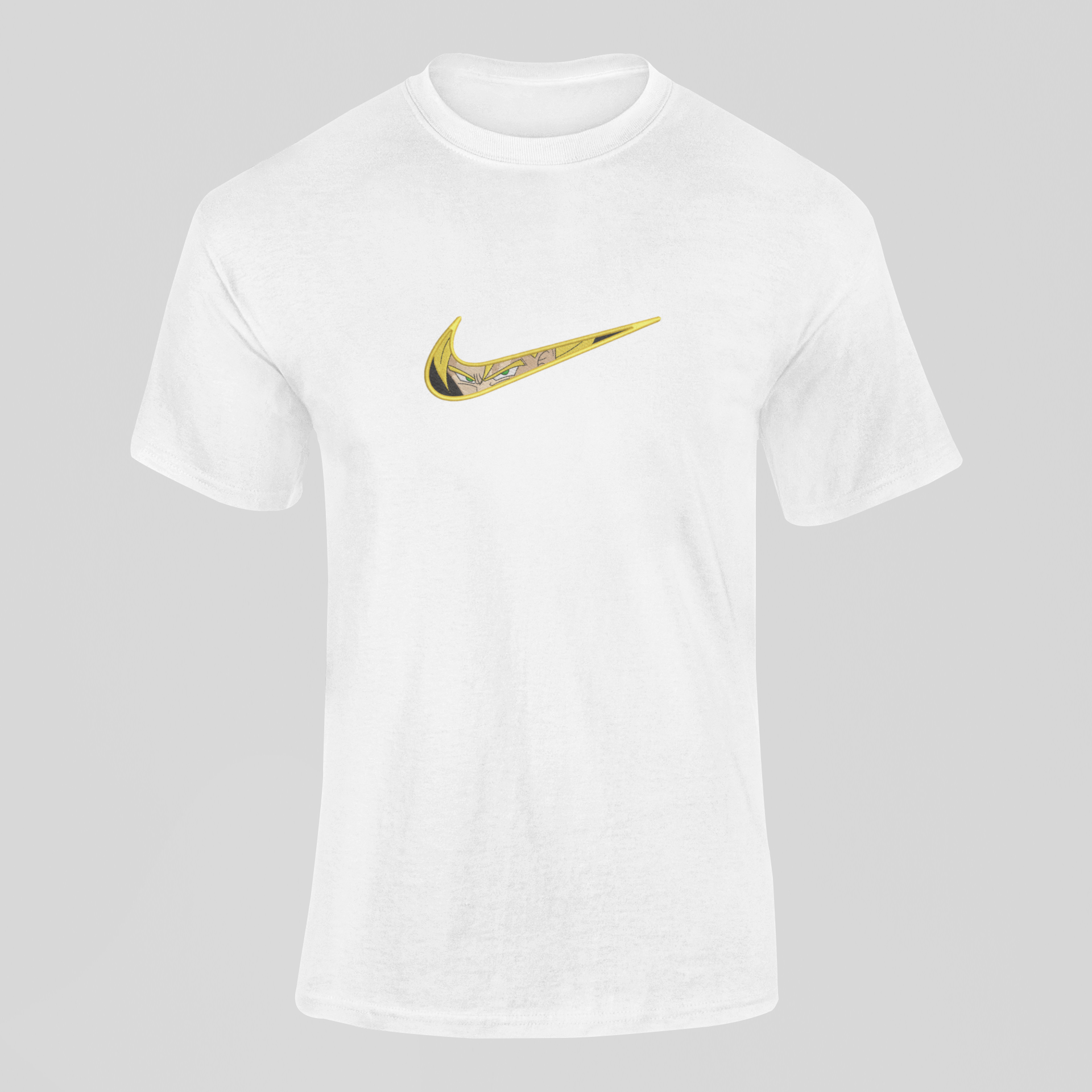 Goku Super Saiyan Nike Custom 21 | Dragon Ball | T-shirt Brodé