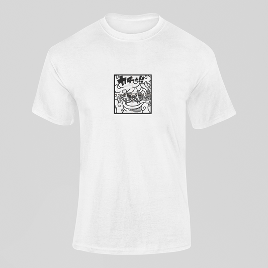 Luffy Gear 5 Glasses Custom | One Piece | T-Shirt Brodé