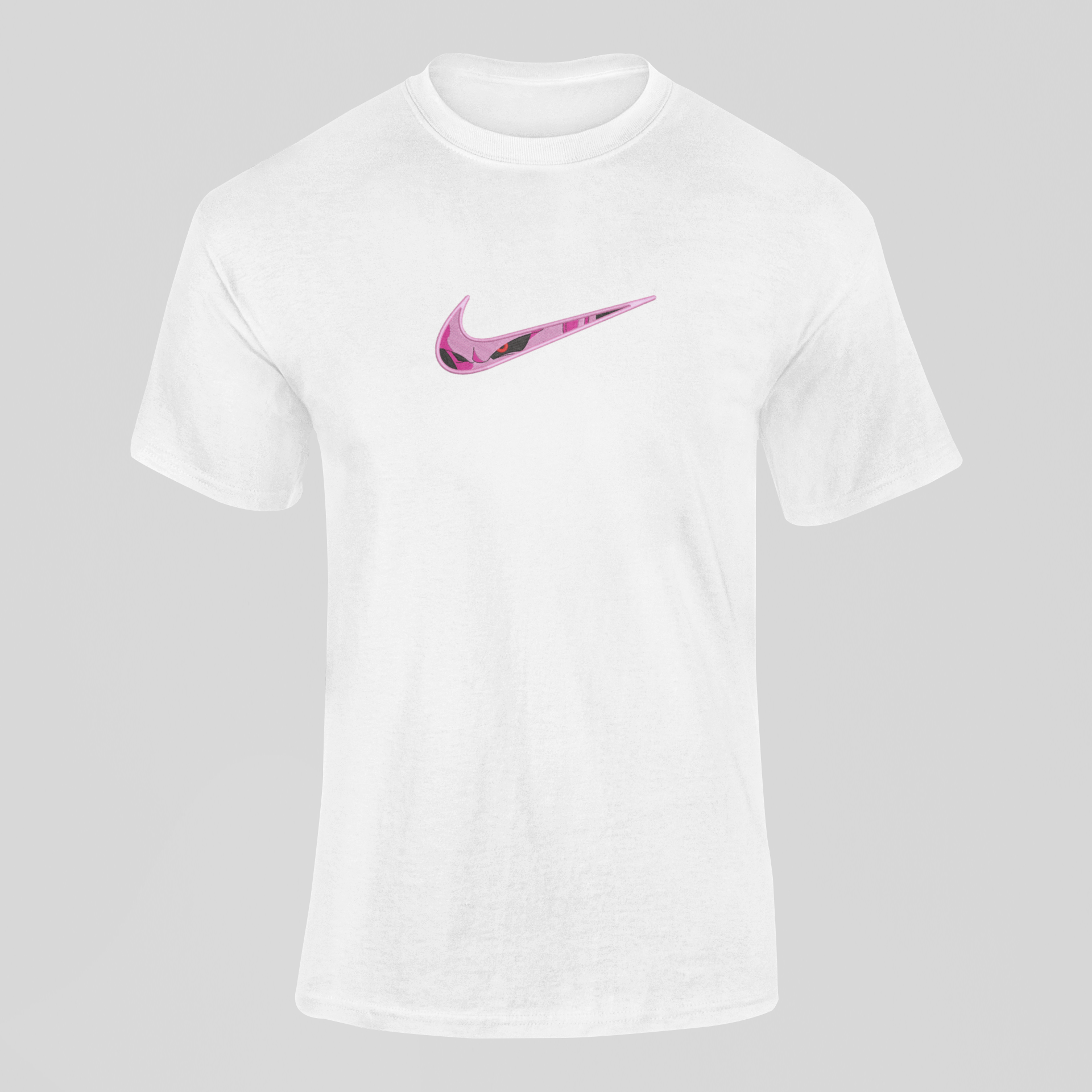 Kid Buu Nike Custom 22 | Dragon Ball | T-shirt Brodé