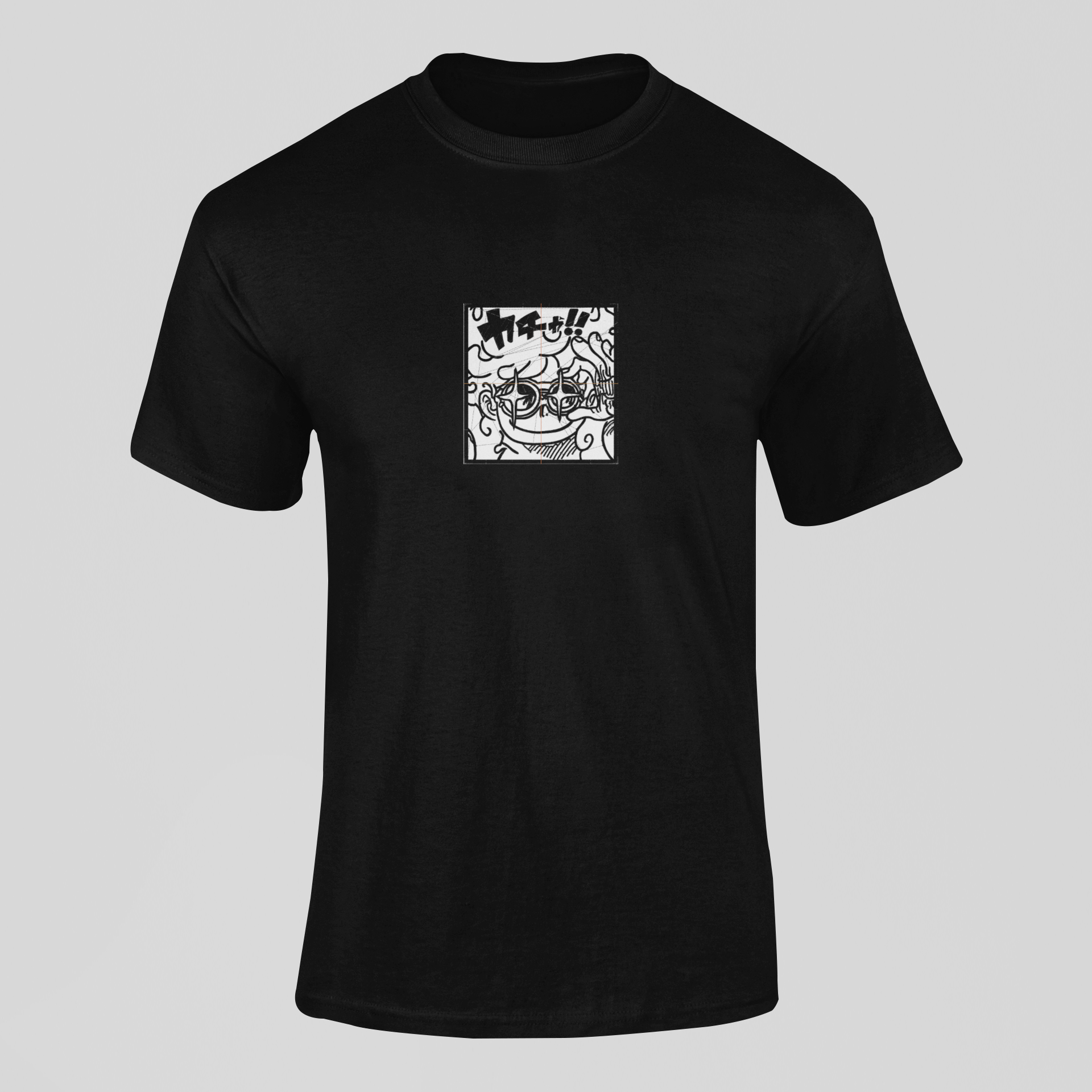 Luffy Gear 5 Glasses Custom 54 | One Piece | T-Shirt Brodé