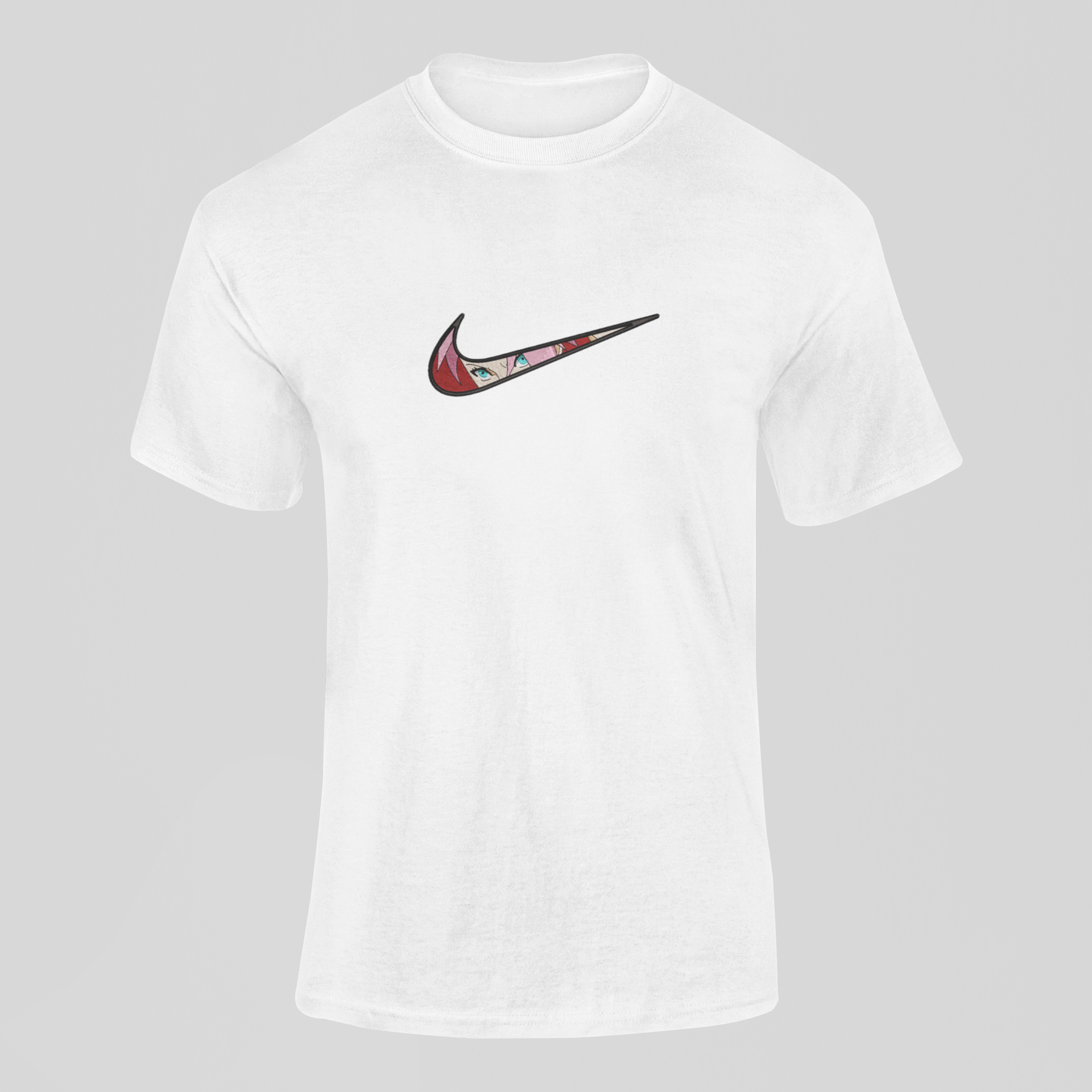 Sakura Nike Custom 22 | Naruto | T-shirt Brodé