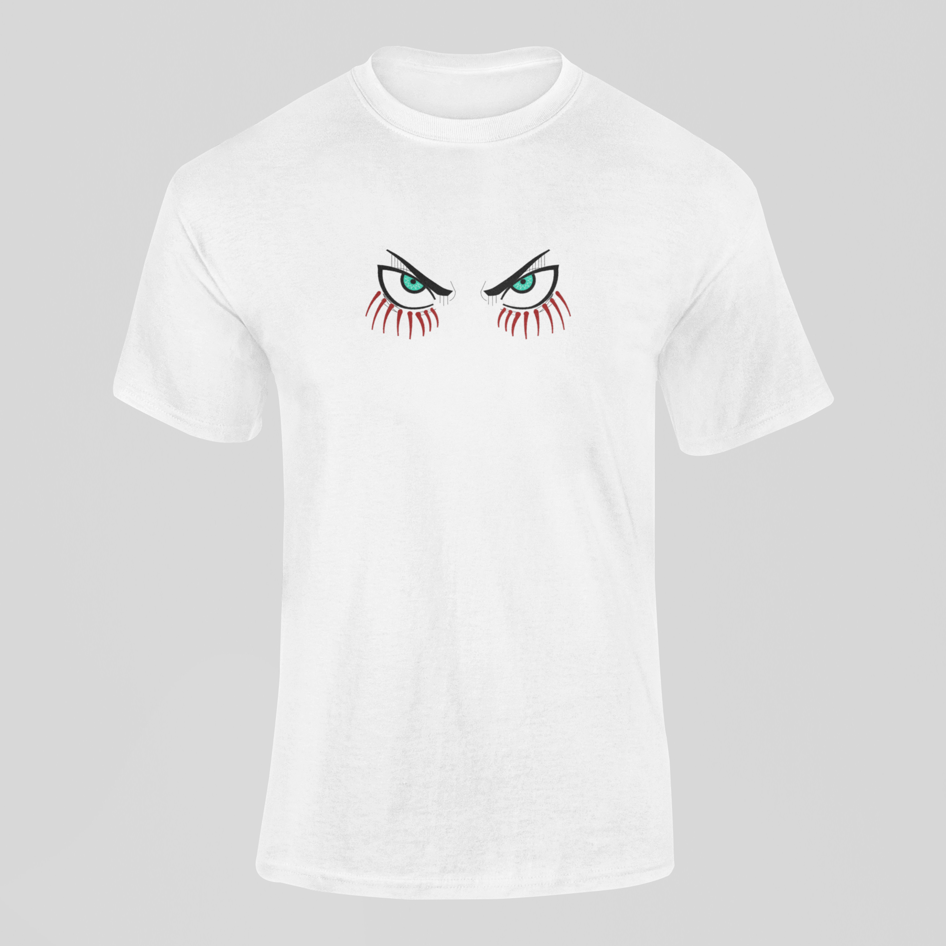 Eren Yaeger Titan Eyes Custom 6 | L'Attaque des Titans | T-shirt Brodé