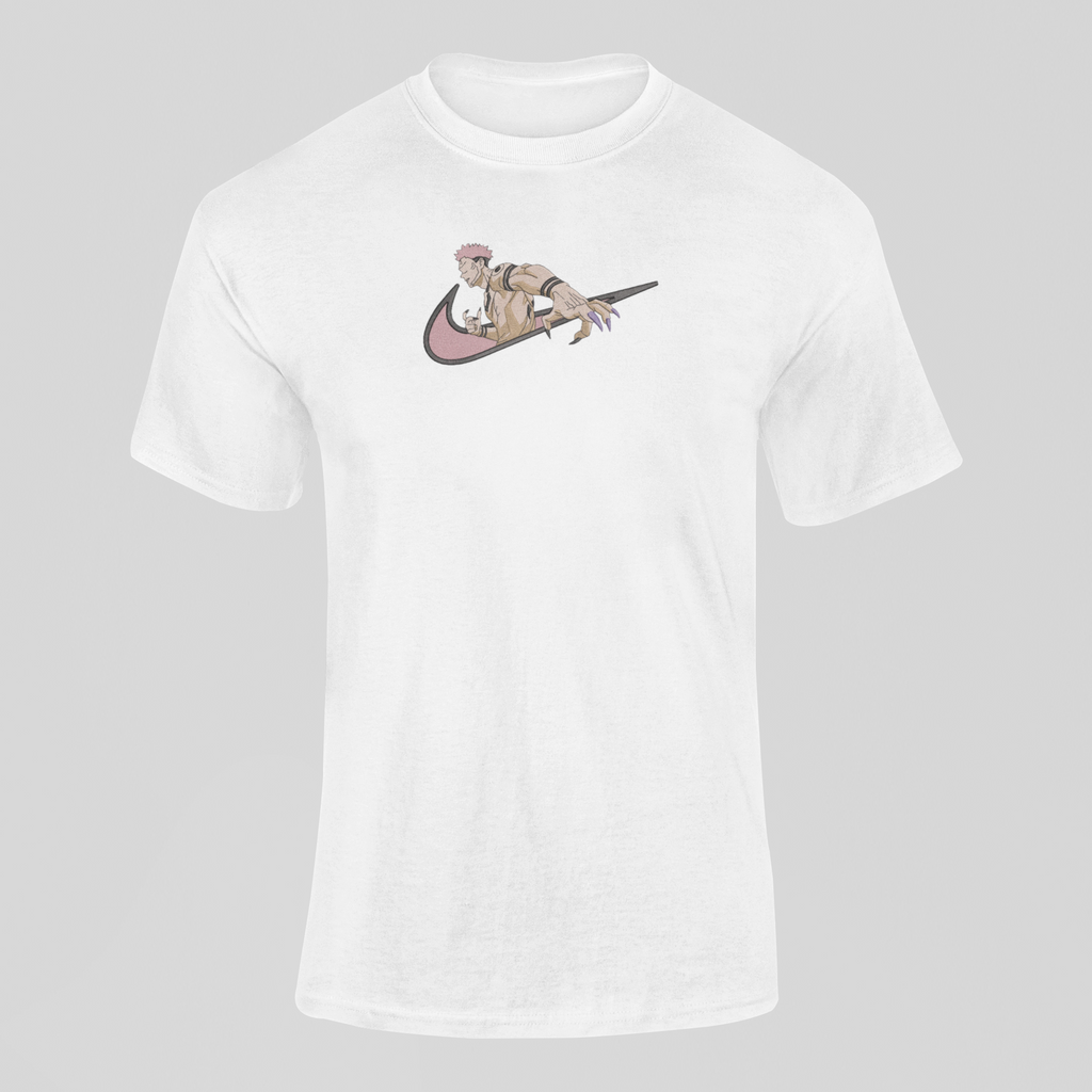 Sukuna Nike Custom 26 | Jujutsu Kaisen | T-shirt Brodé