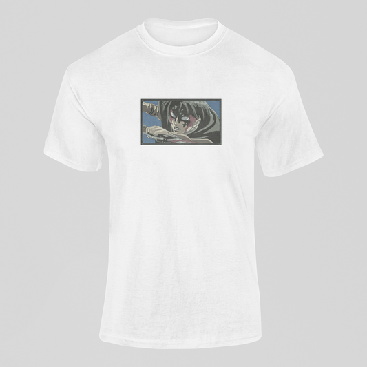 Livaï Ackerman Custom | L'Attaque des Titans | T-shirt Brodé