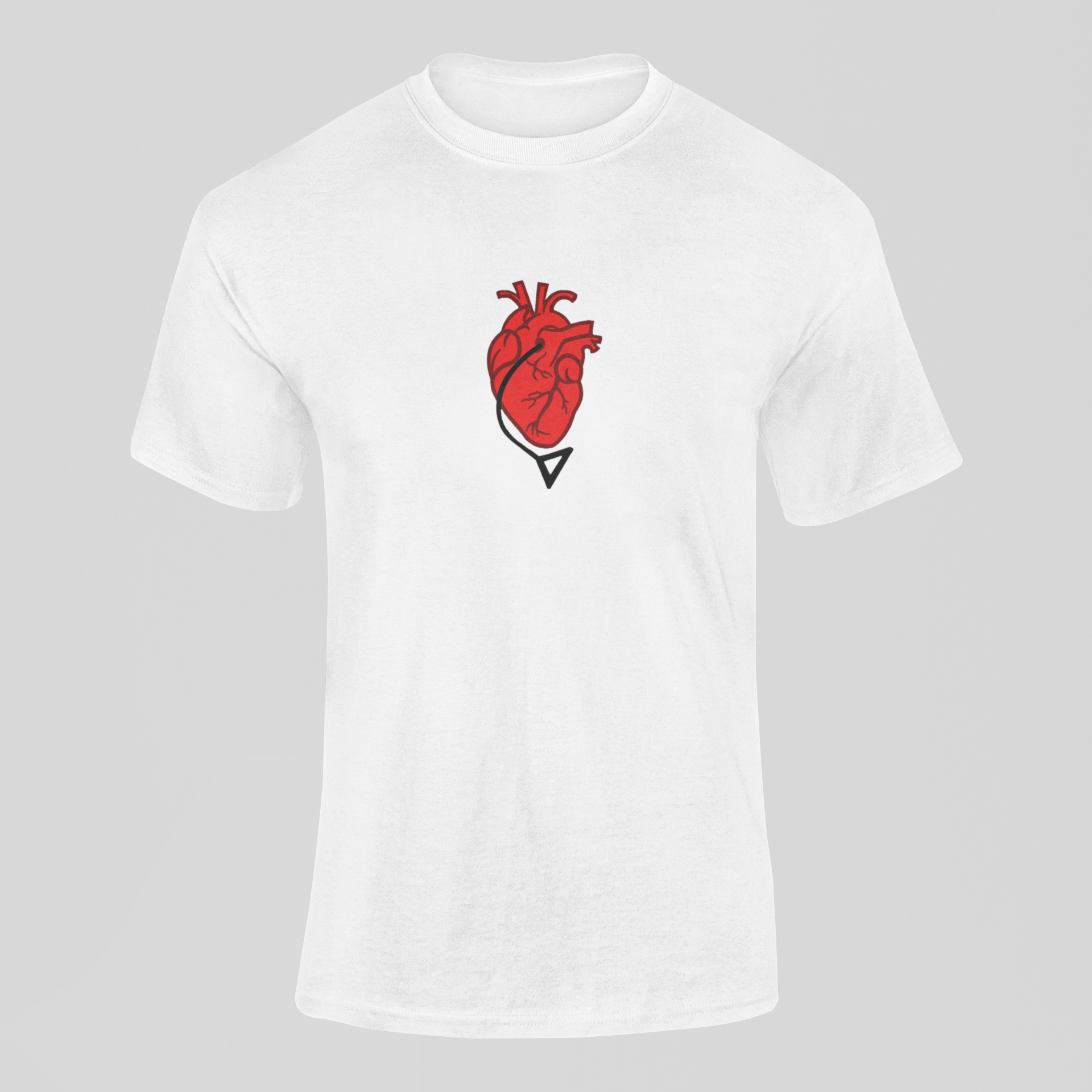 Denji Heart Pochita Custom 3 | Chainsaw Man | T-shirt Brodé