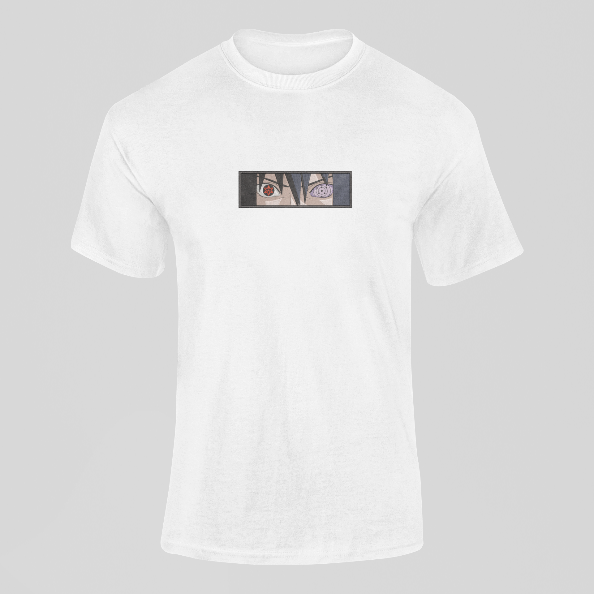 Sasuke Eyes Custom 16 | Naruto | T-shirt Brodé