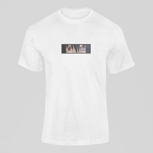 Sasuke Eyes Custom | Naruto | T-shirt Brodé
