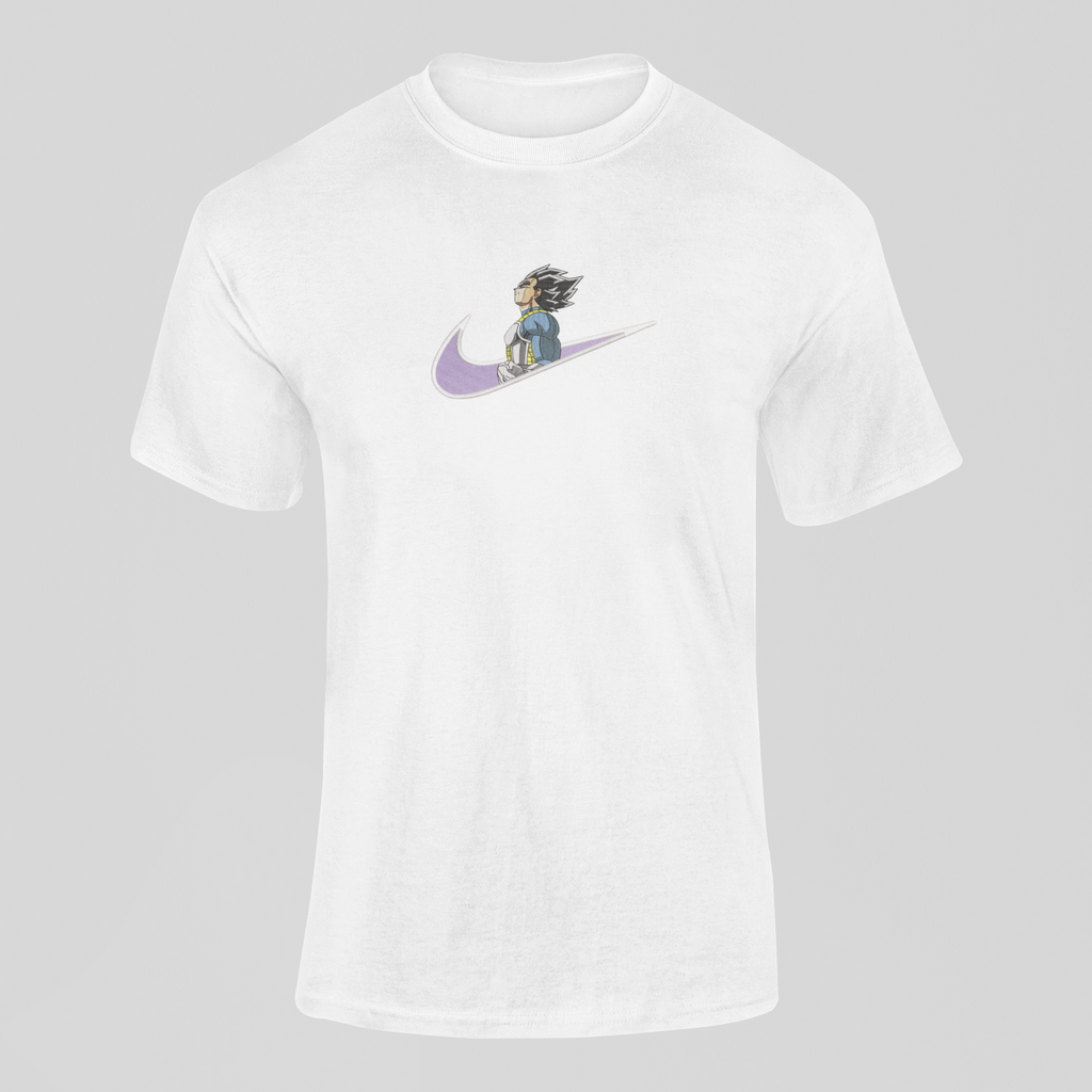 Vegeta Nike Rain Custom 27 | Dragon Ball | T-shirt Brodé