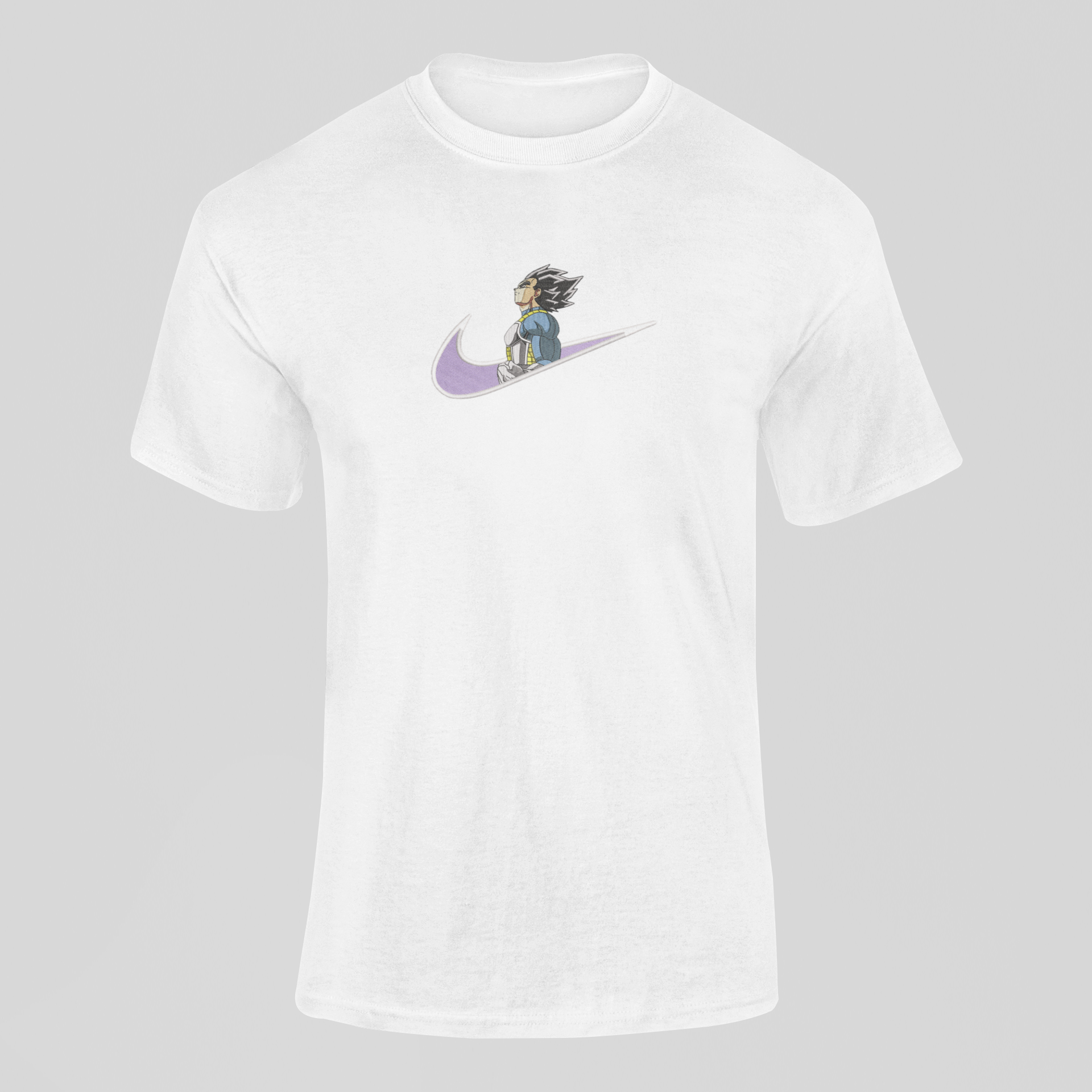 Vegeta Nike Rain Custom 27 | Dragon Ball | T-shirt Brodé
