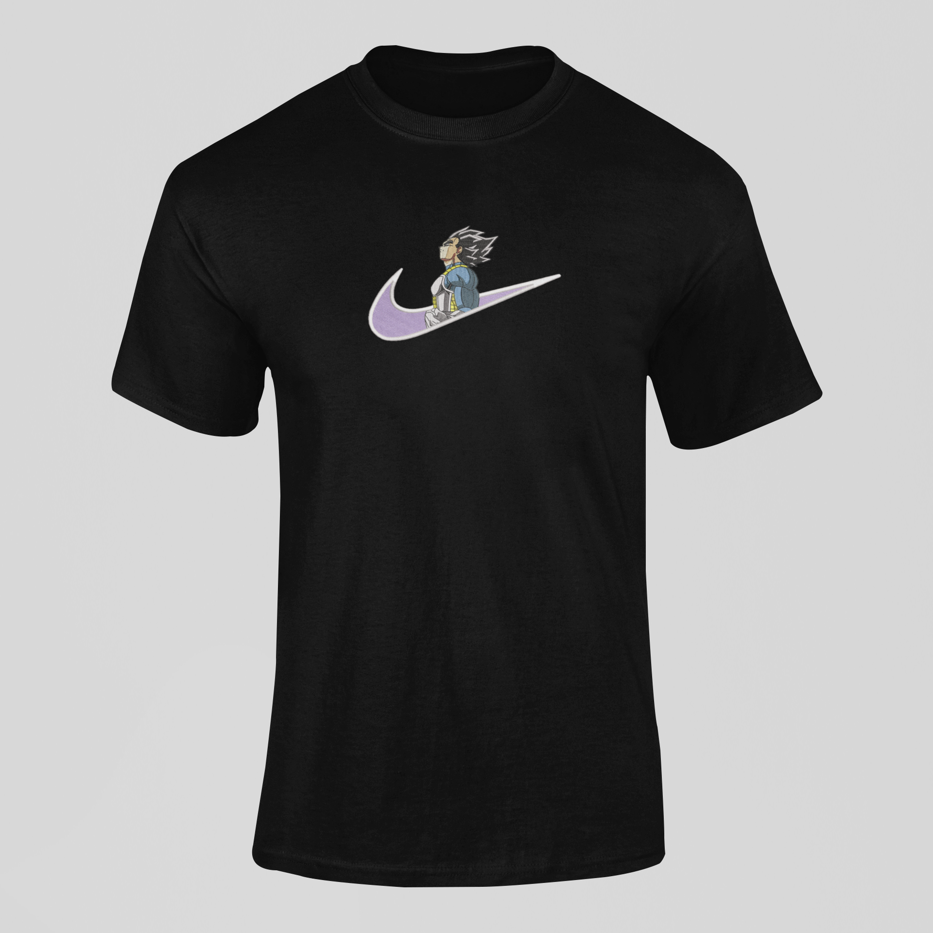 Vegeta Nike Rain Custom 27 | Dragon Ball | T-shirt Brodé