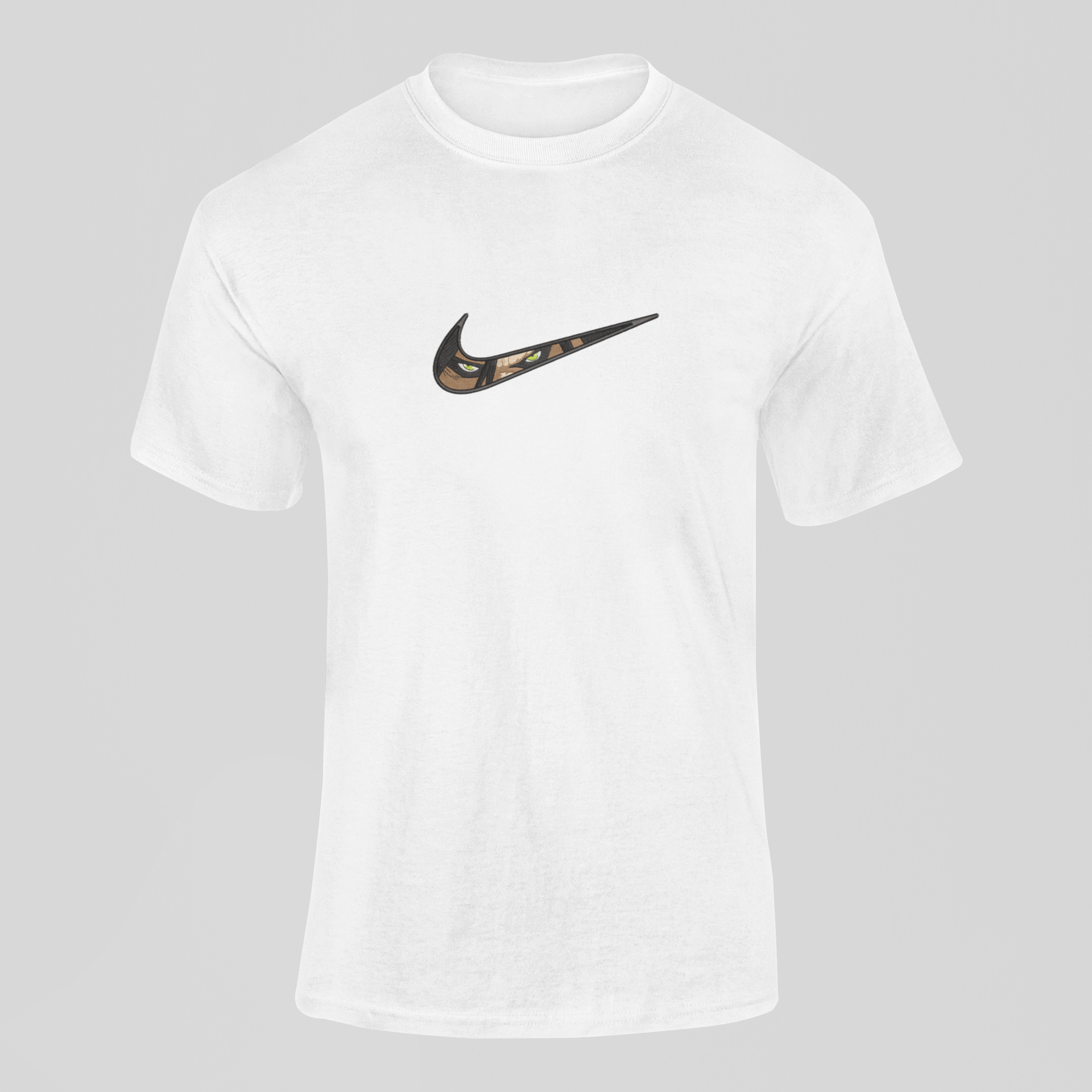 Eren Yaeger Titan Nike Custom 12 | L'Attaque des Titans | T-shirt Brodé