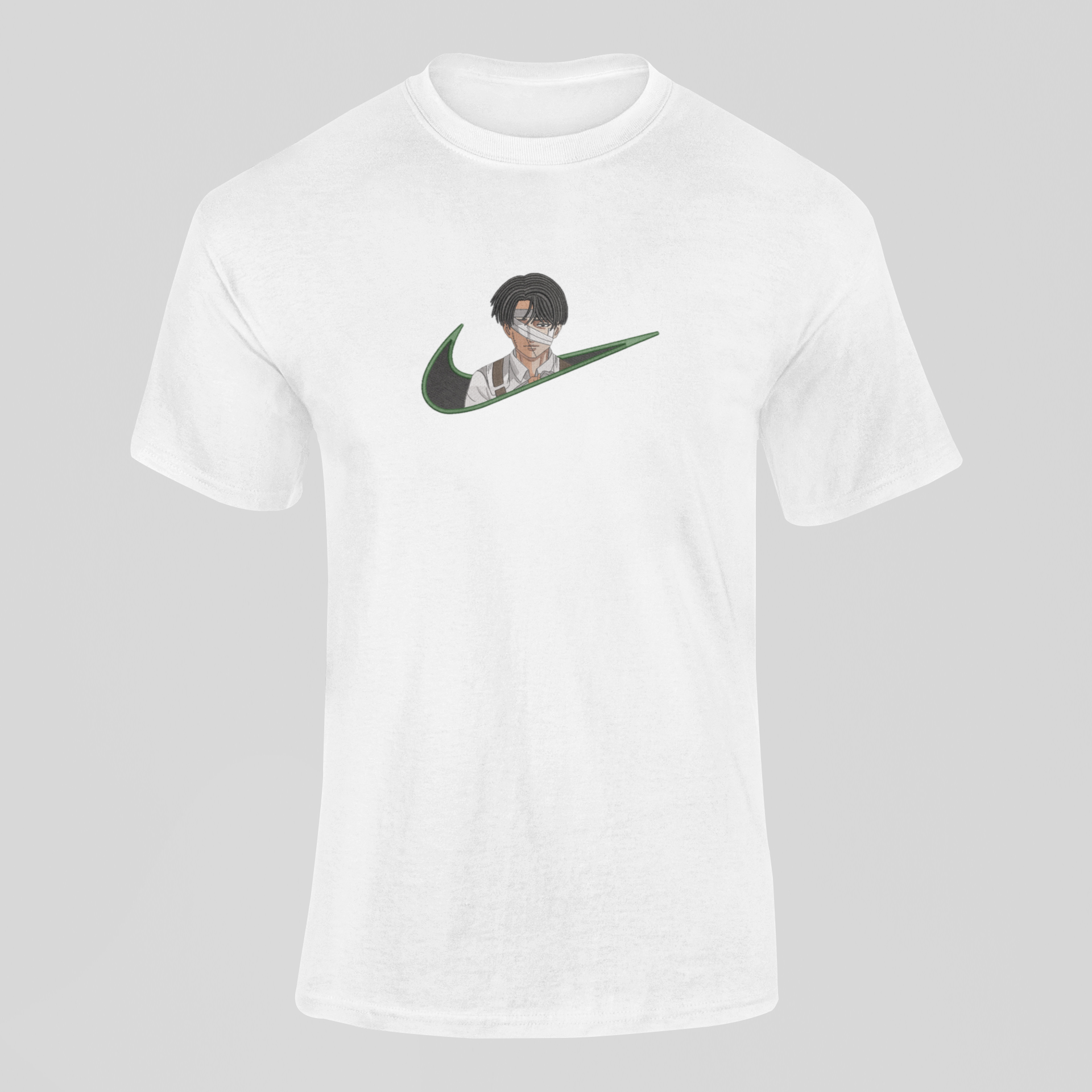Livaï Ackerman Nike Custom 13 | L'Attaque des Titans | T-shirt Brodé