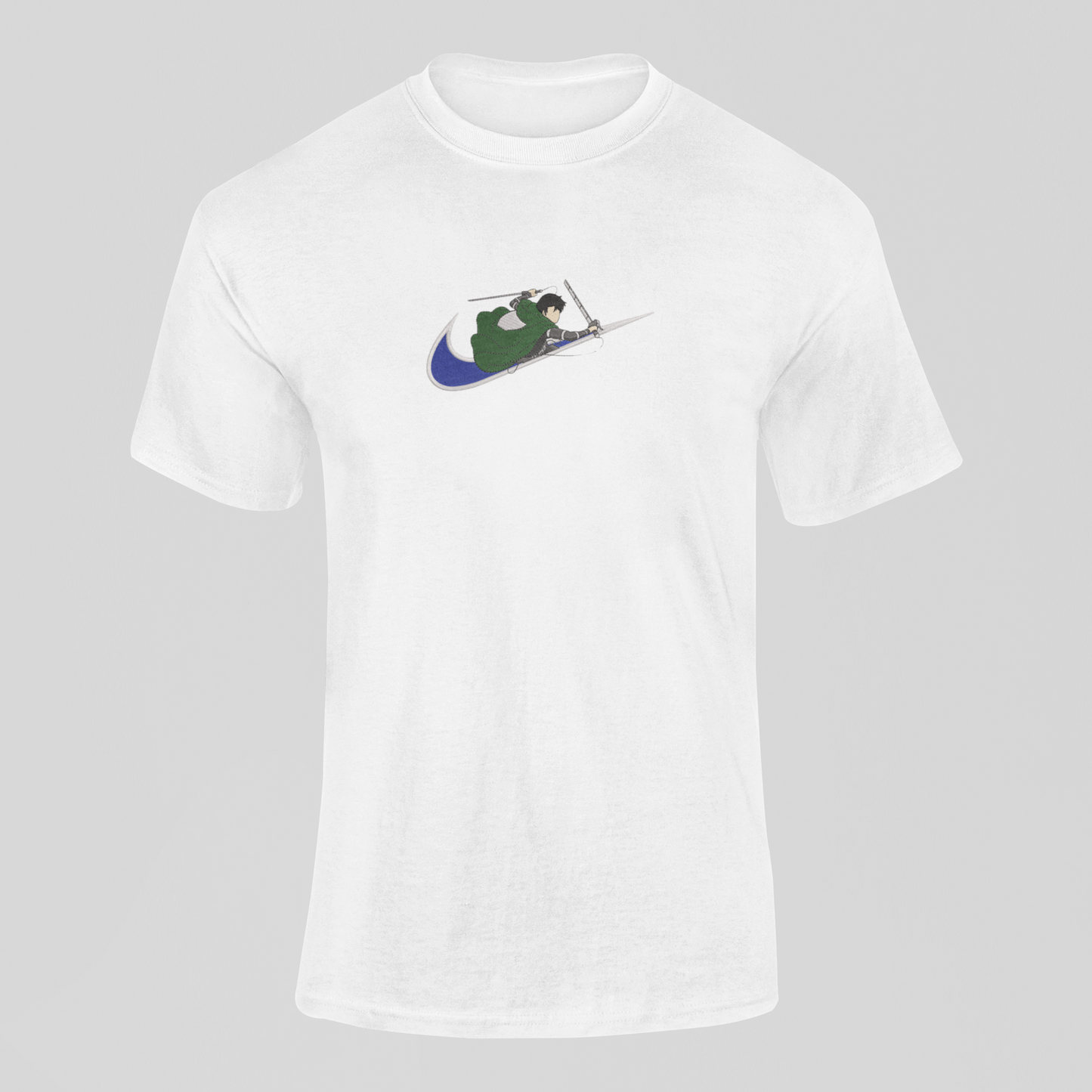 Livaï Ackerman Nike Custom | L'Attaque des Titans | T-shirt Brodé