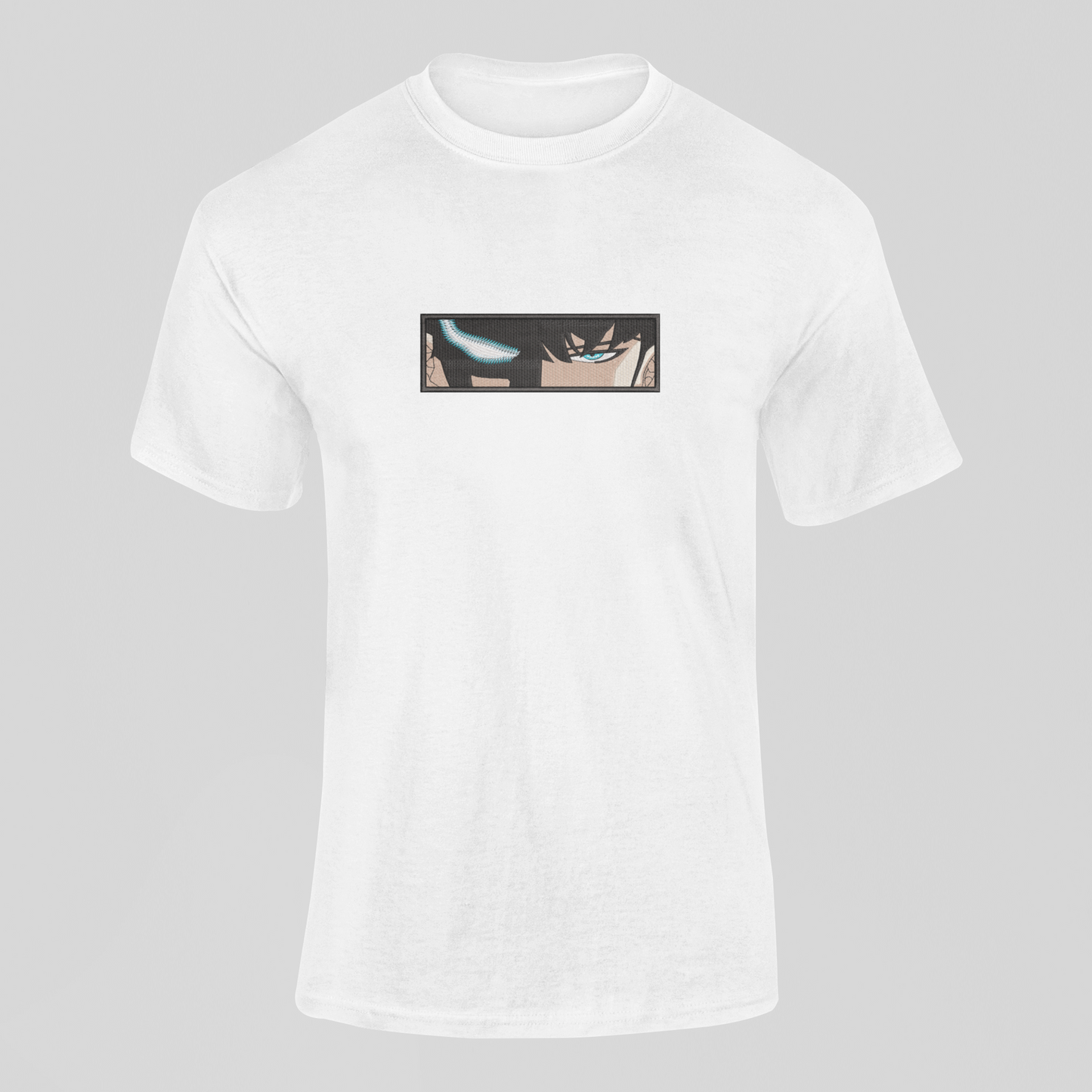 Sung Jin Woo Eyes Custom | Solo Leveling | T-shirt Brodé