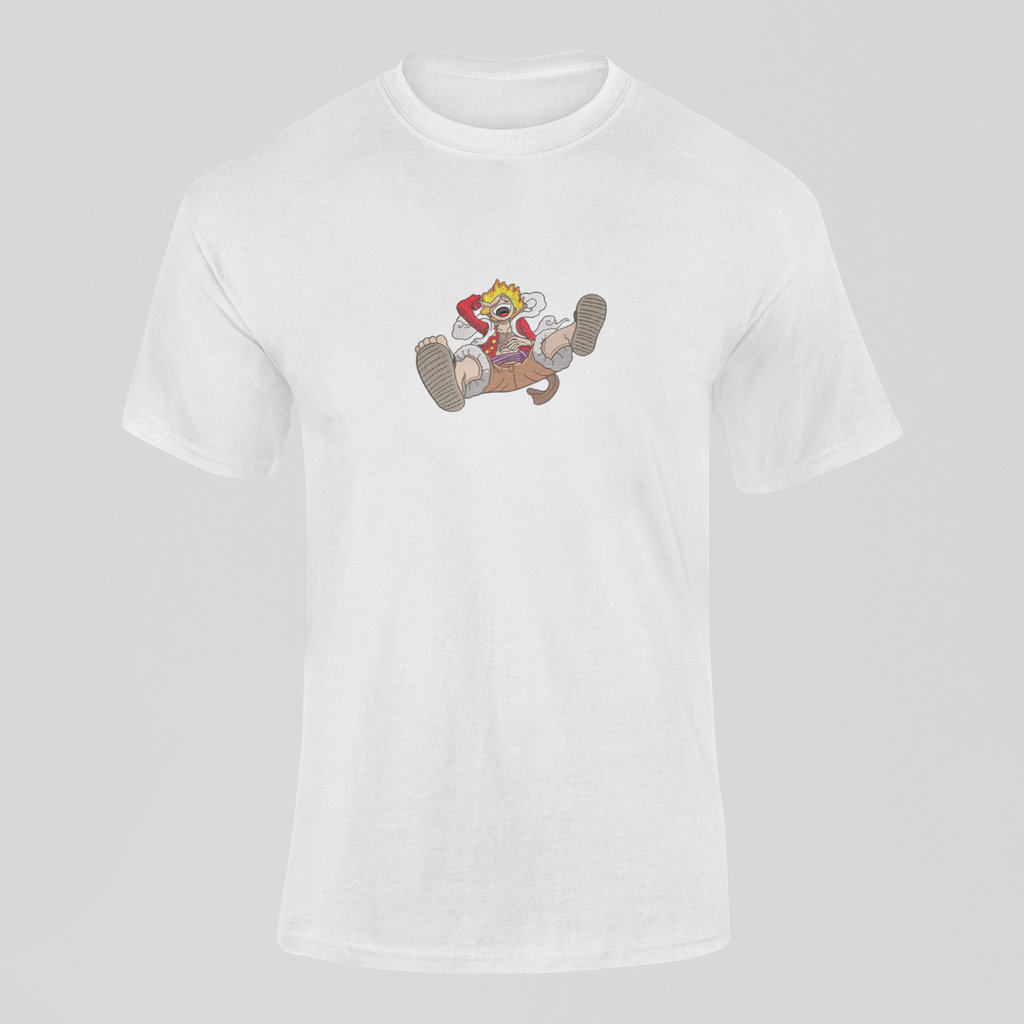 Luffy Gear 5 Custom 15 | One Piece | T-Shirt Brodé