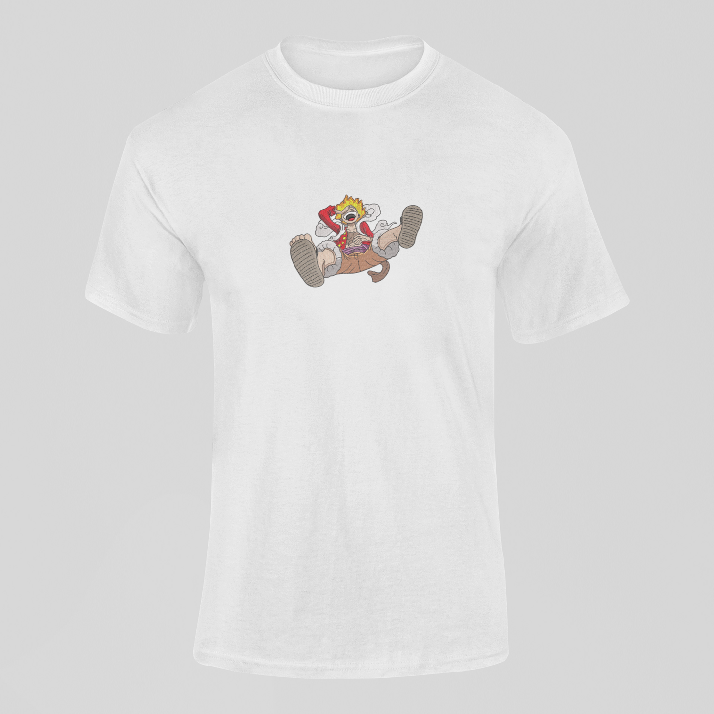 Luffy Gear 5 Custom | One Piece | T-Shirt Brodé