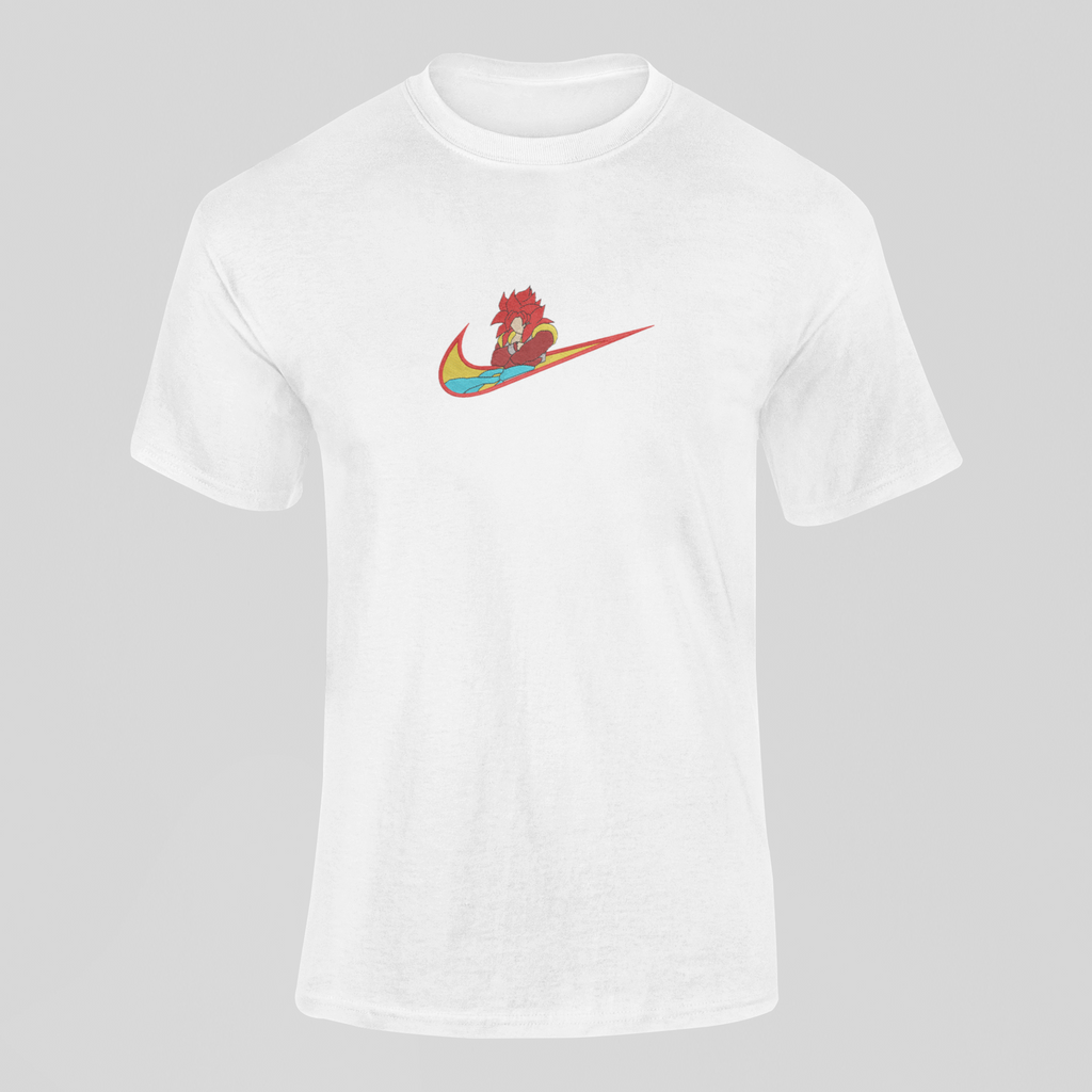 Gogeta Nike Custom 4 | Dragon Ball | T-shirt Brodé