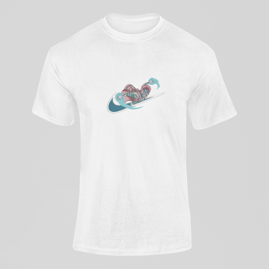 Akaza Nike Custom | Demon Slayer | T-Shirt Brodé