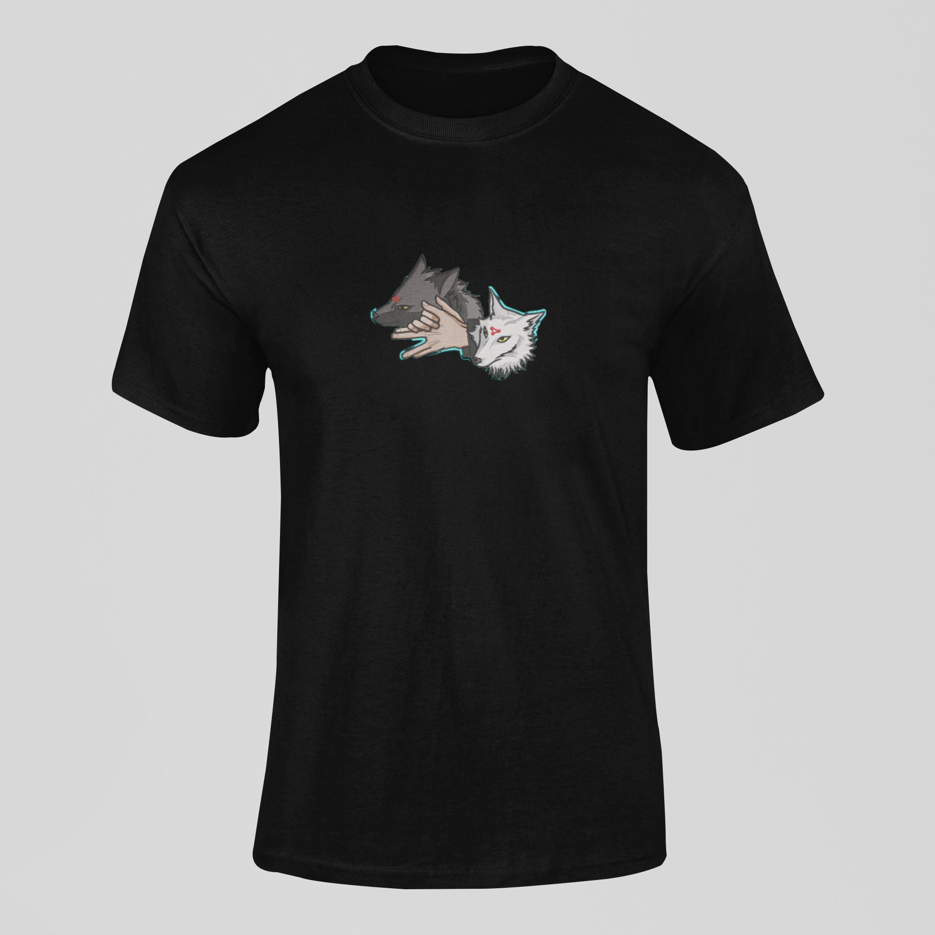 Chiens Megumi Custom 1 | Jujutsu Kaisen | T-shirt Brodé