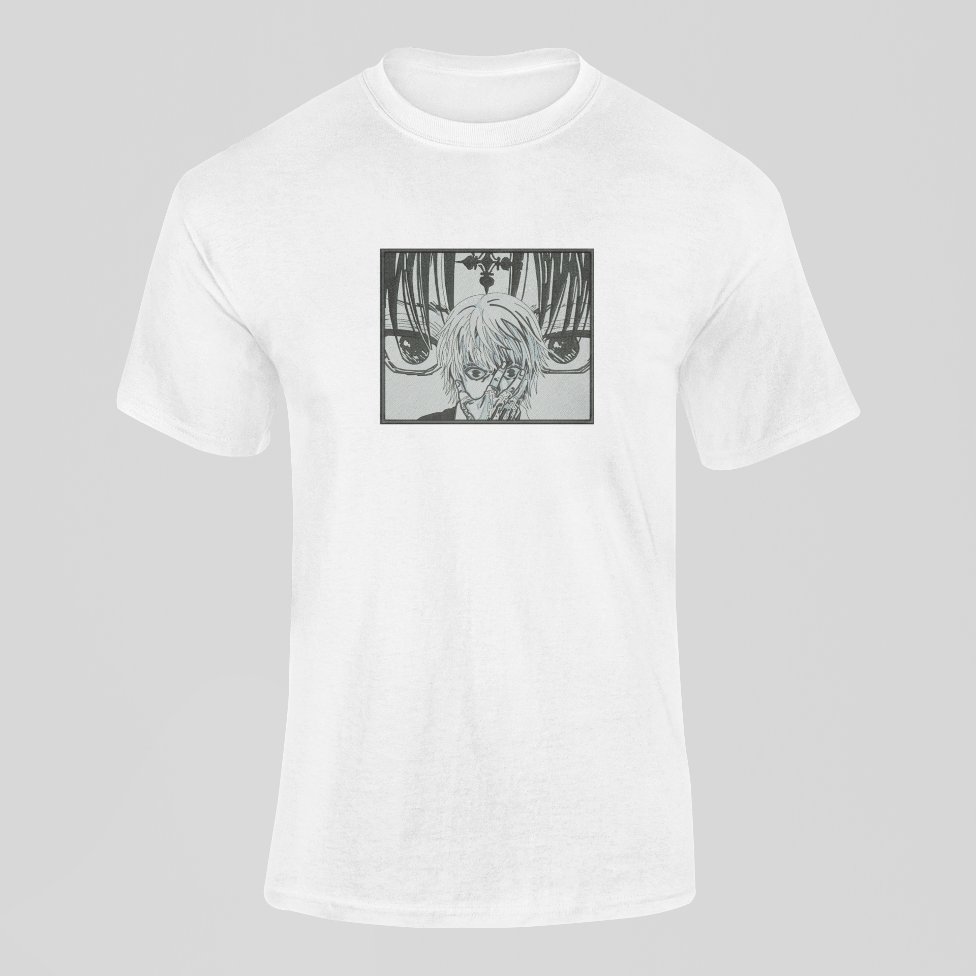 Kurapika x Lucifer Custom 7 | Hunter X Hunter | T-shirt Brodé