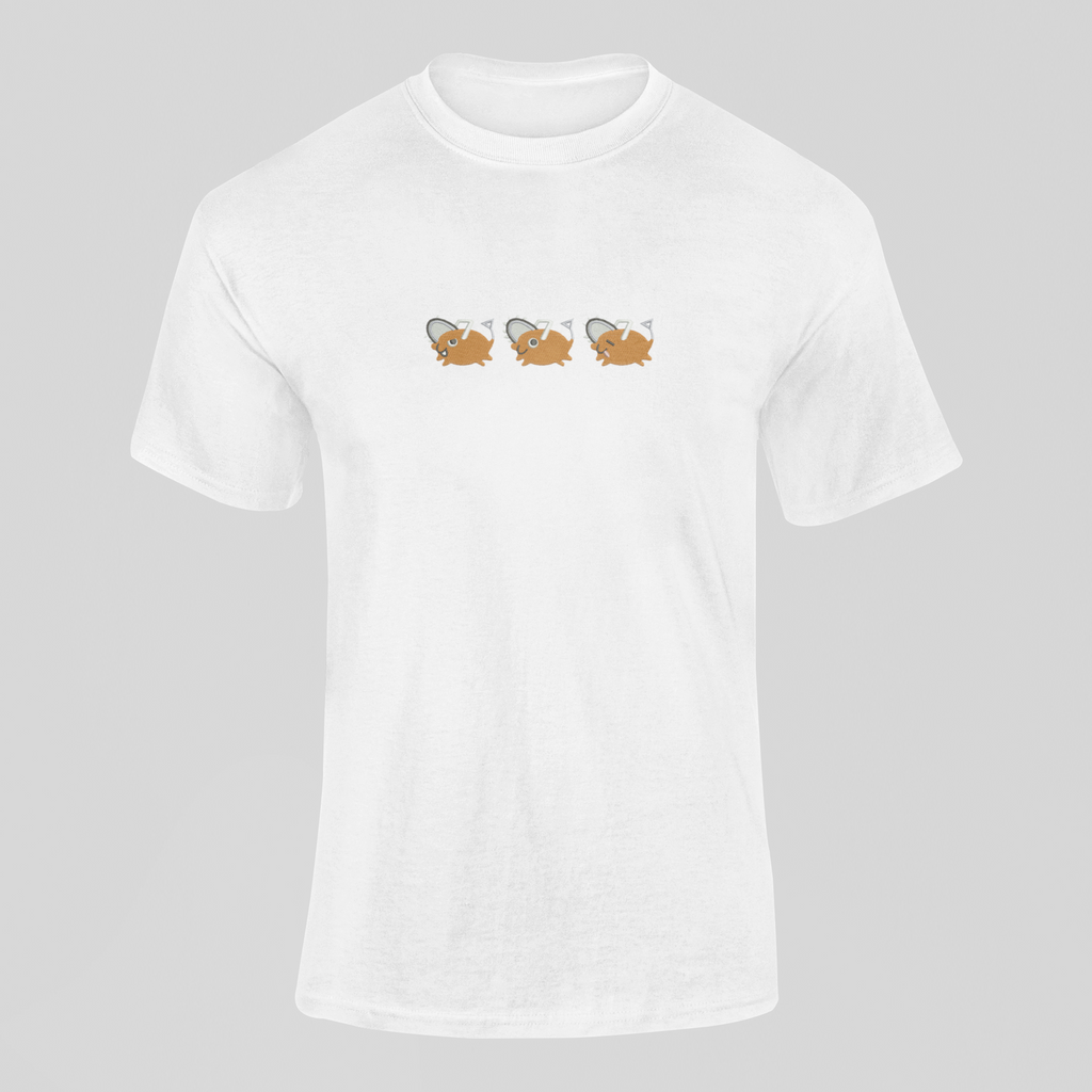 Pochita Custom 4 | Chainsaw Man | T-shirt Brodé
