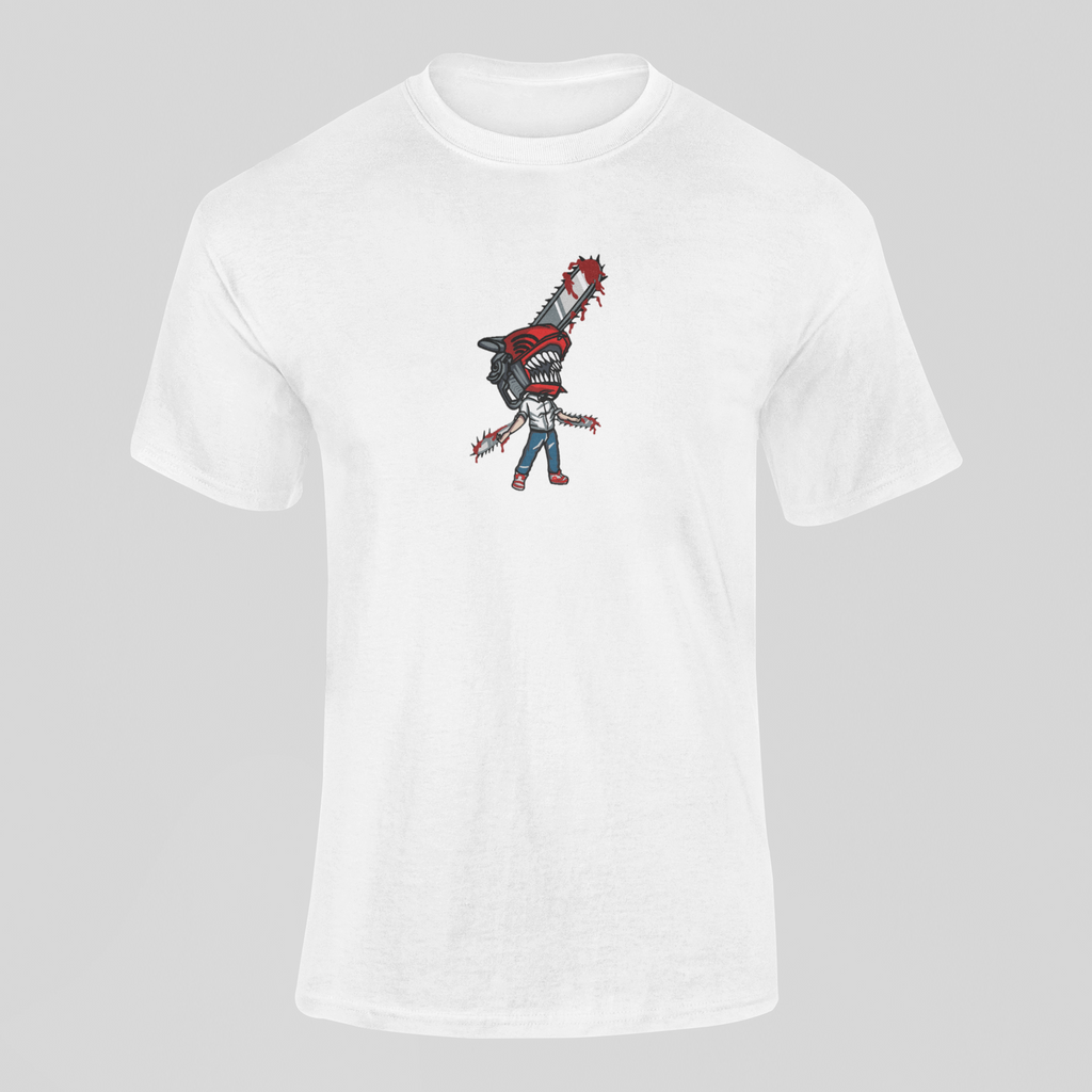 Denji Custom 5 | Chainsaw Man | T-shirt Brodé