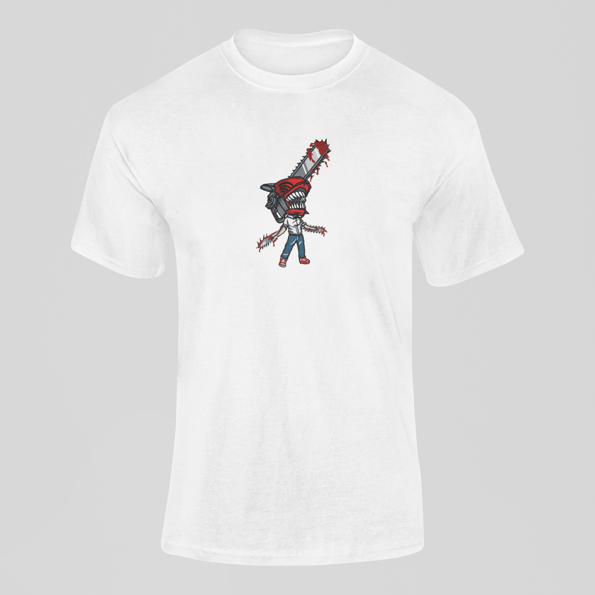Denji Custom 5 | Chainsaw Man | T-shirt Brodé