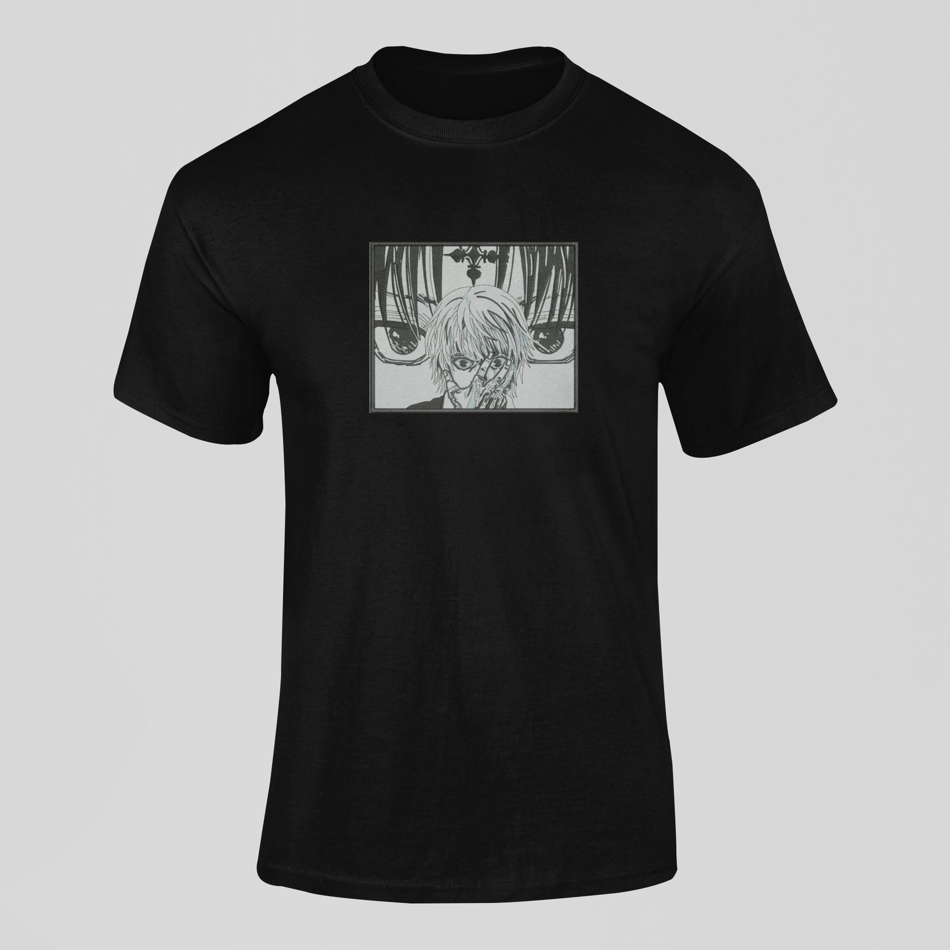 Kurapika x Lucifer Custom 7 | Hunter X Hunter | T-shirt Brodé
