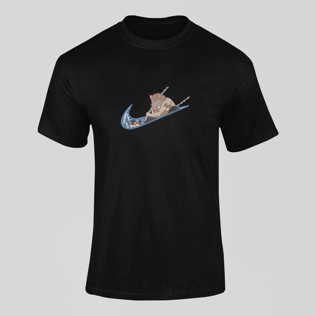 Inosuke Nike Custom 13 | Demon Slayer | T-Shirt Brodé