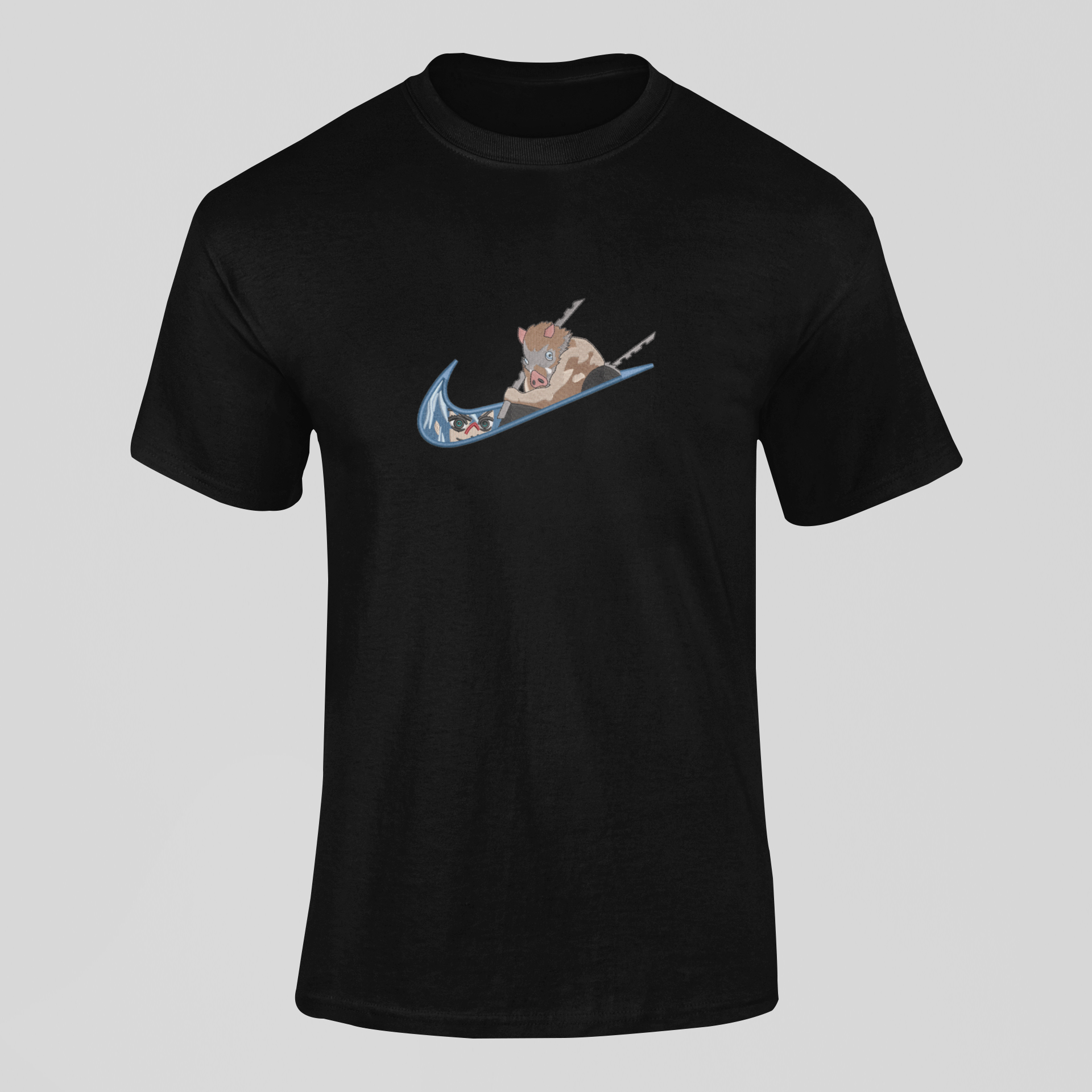 Inosuke Nike Custom 13 | Demon Slayer | T-Shirt Brodé