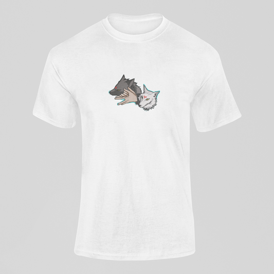 Chiens Megumi Custom | Jujutsu Kaisen | T-shirt Brodé