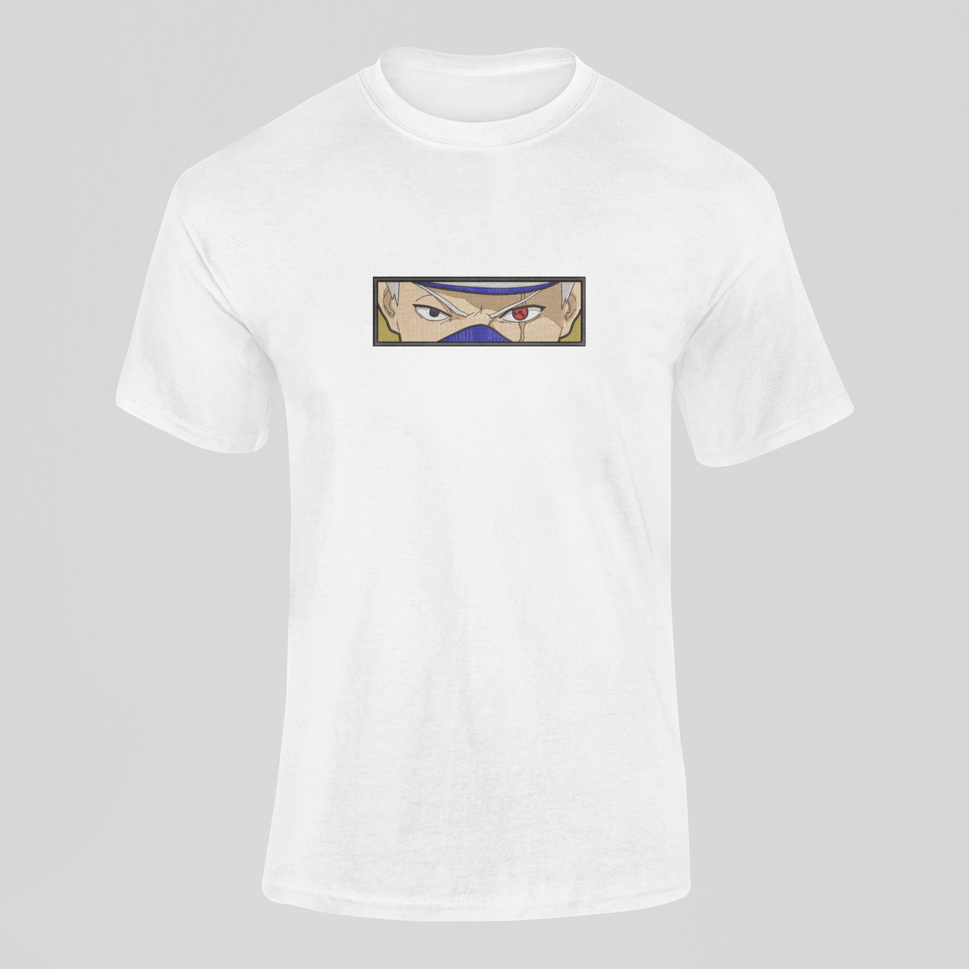 Kakashi Eyes Custom 6 | Naruto | T-shirt Brodé