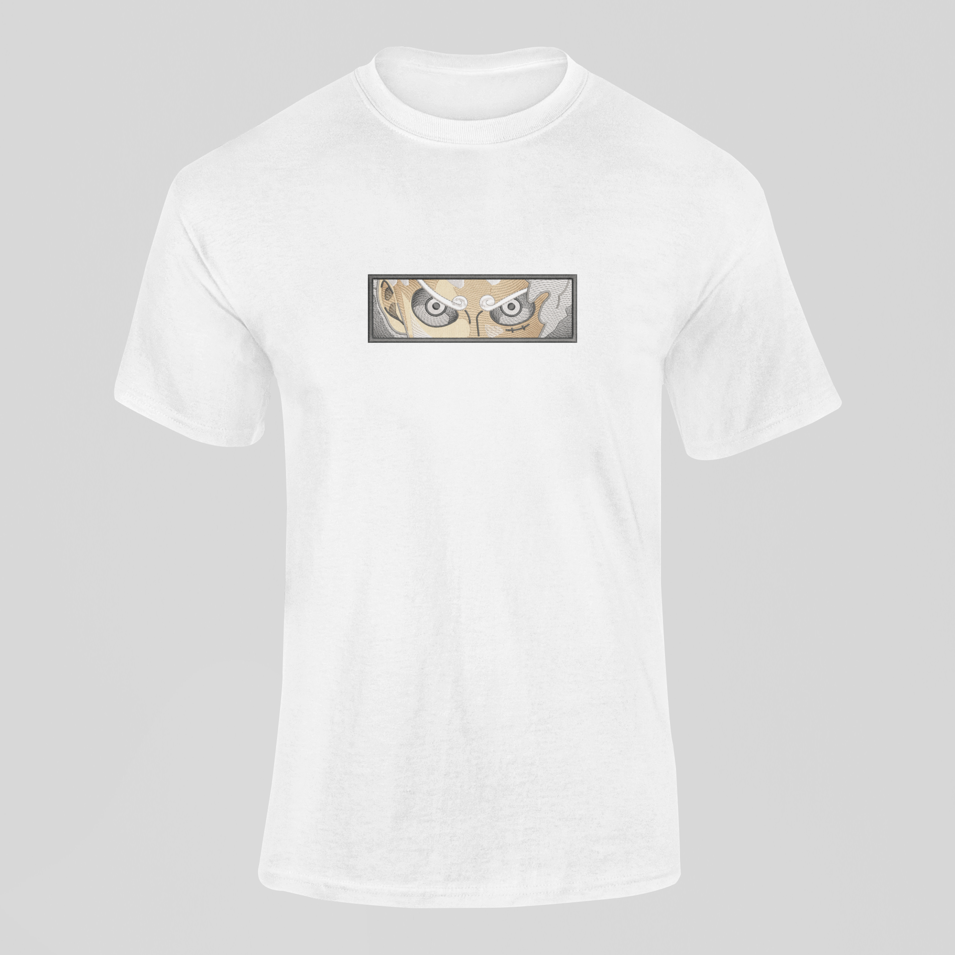 Luffy Gear 5 Eyes Custom 16 | One Piece | T-Shirt Brodé