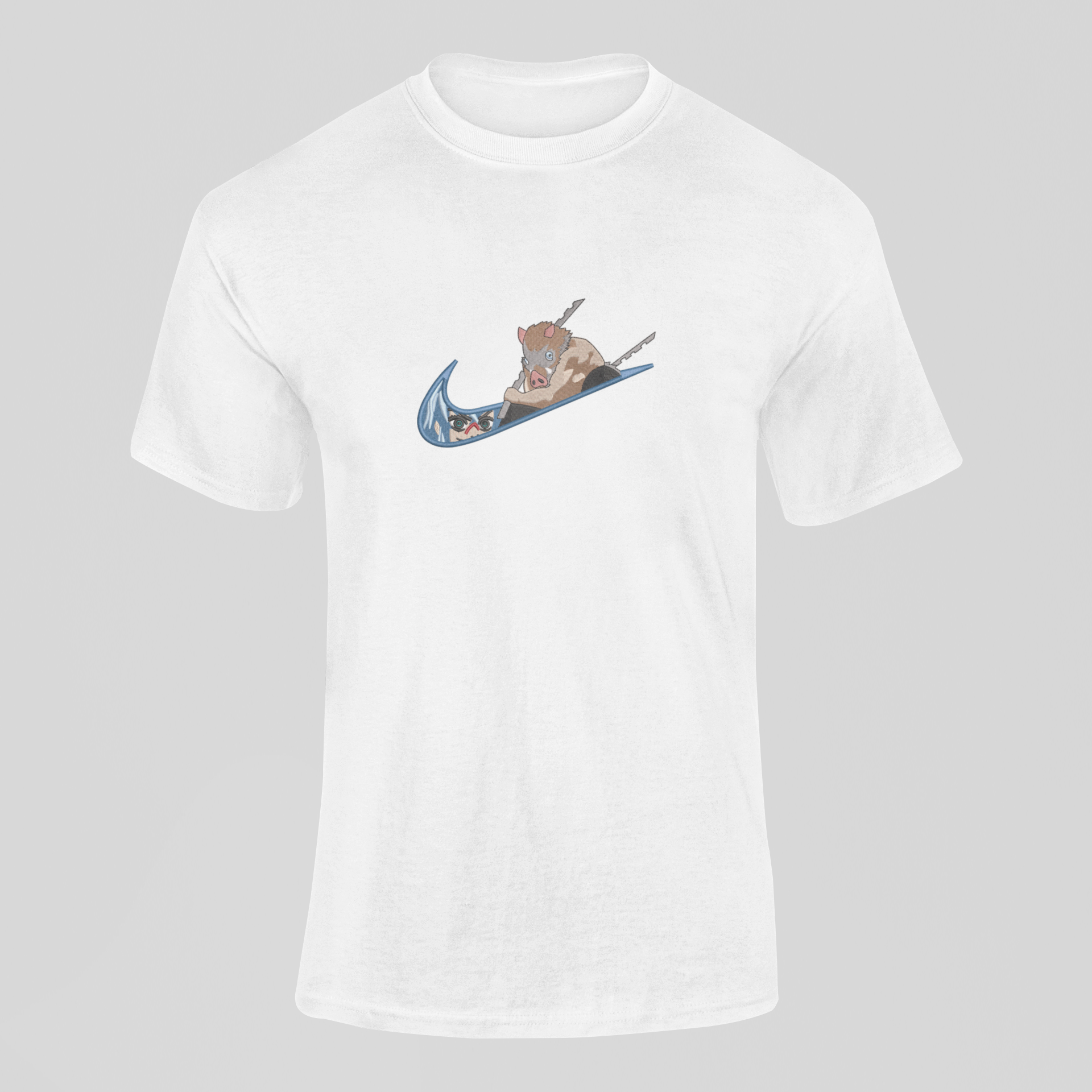 Inosuke Nike Custom 13 | Demon Slayer | T-Shirt Brodé