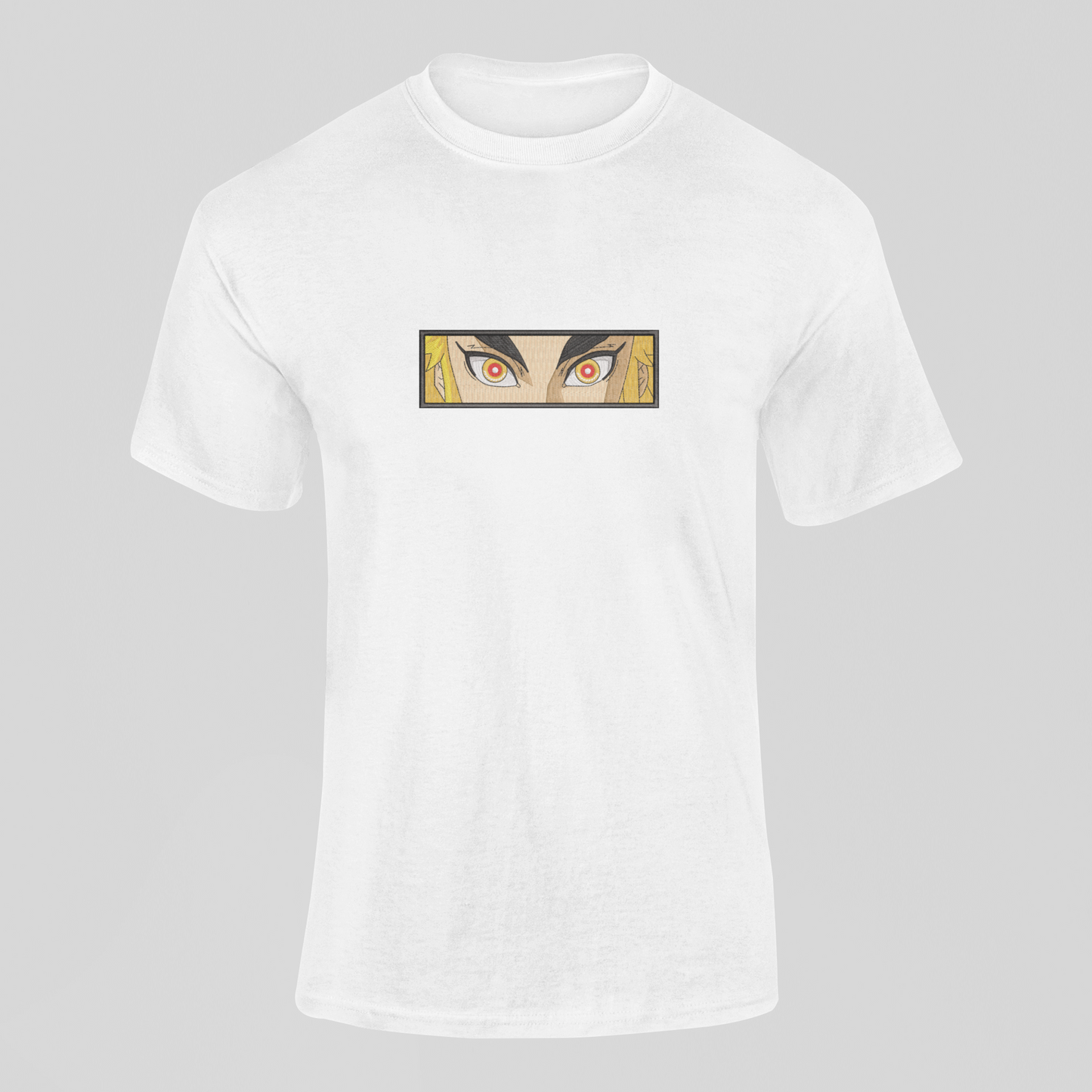 Rengoku Eyes Custom | Demon Slayer | T-Shirt Brodé