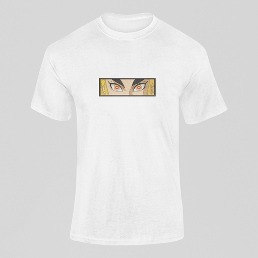 Rengoku Eyes Custom | Demon Slayer | T-Shirt Brodé